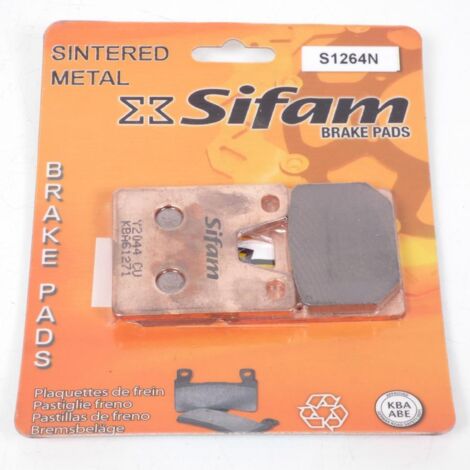 Plaquette de frein Sifam pour Moto Yamaha 750 YZF R7 1999 à 2002