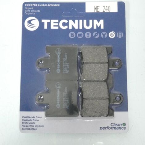 Plaquette de frein Tecnium pour Scooter Daelim 250 Sv S300 2012 à