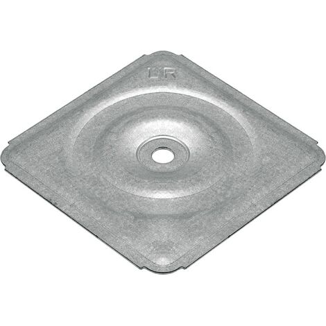 Plaquette de répartition à cuvette 64x64 acier galva ETANCO - boîte de 100 - 294685
