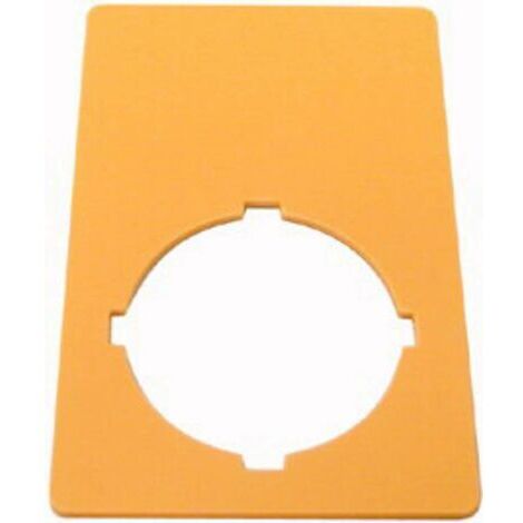 Plaquette de repérage Eaton M22-XZK1-D99 121089 (l x H) 33 mm x 50 mm NOT-HALT jaune 1 pc(s) X995511
