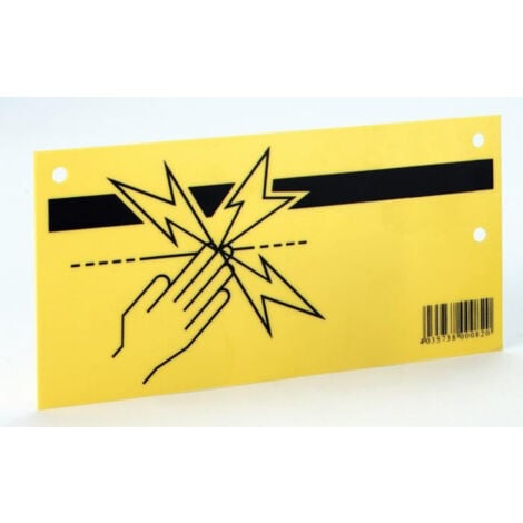 Plaquette de signalisation – clôture électrique
