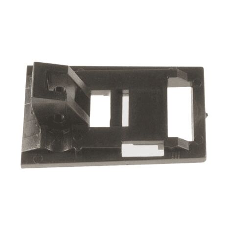 PLAQUETTE NOIRE OUVERTURE DE PORTE POUR LAVE LINGE INDESIT - C00019690