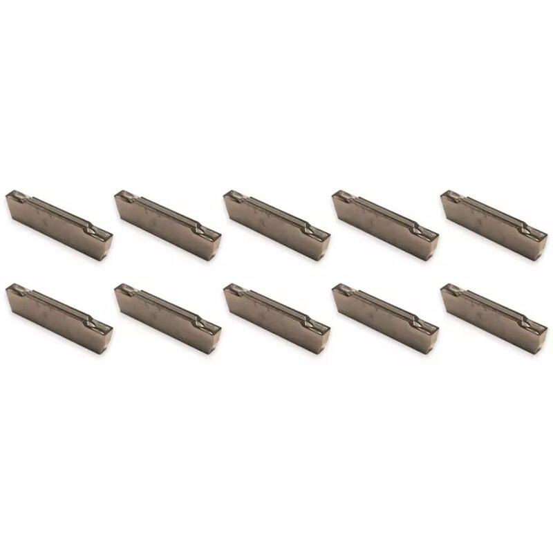 Plaquettes à tronçonner revêtement TiAlN largeur de tronçonnage 3 mm 10 pcs Mw-tech MGMN300-M