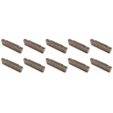 Plaquettes à tronçonner revêtement TiAlN largeur de tronçonnage 3 mm 10 pcs MW-Tech MGMN300-M