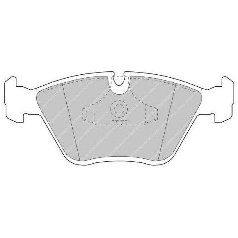 Ferodo - Plaquettes de frein DS2500 avant pour bmw M3 3.0 3-C 24V M3 09.90 - 03.95 etrier ate