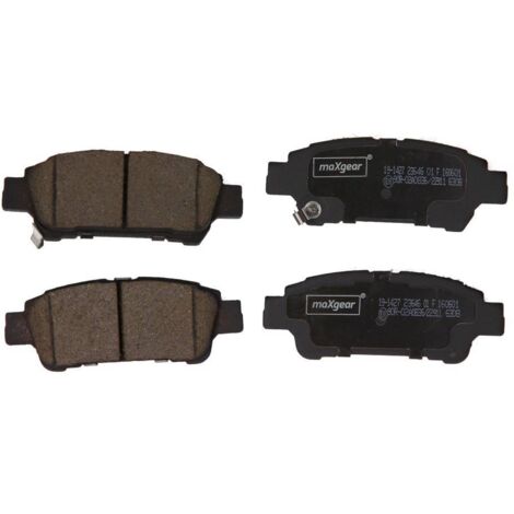 PLAQUETTES DE FREIN MAXGEAR TOYOTA ARRIÈRE AVENSIS VERSO 01- 2.0D4D/PREVIA 00-