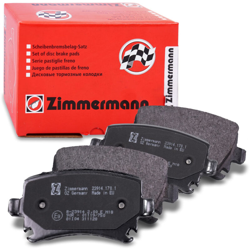 Ateliers 28 - Plaquettes de Frein Zimmermann 23914.170.1 Arrière