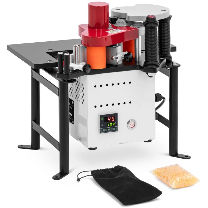 MSW - Plaqueuse de chant mobile 765 w Vitesse d'entraînement 5 m/min 120 - 180 °c