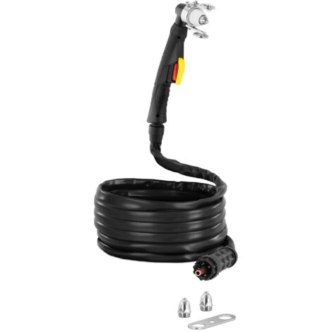 STAMOS GERMANY Plasma Torch Plasma Cutting Torch P80 Euro Central Connector 100 A Hose Package