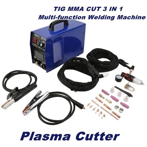 Plasmargon 110 / 220V TIG 120A MMA 30A CUT 3 en 1 inversor cortador de plasma multifunción máquina de soldadura equipo de soldadura portátil