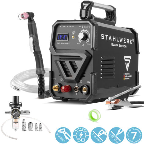 Plasmaschneidegerät CUT 50 Pilot IGBT Einzelgerät m.Zub.STAHLWERK