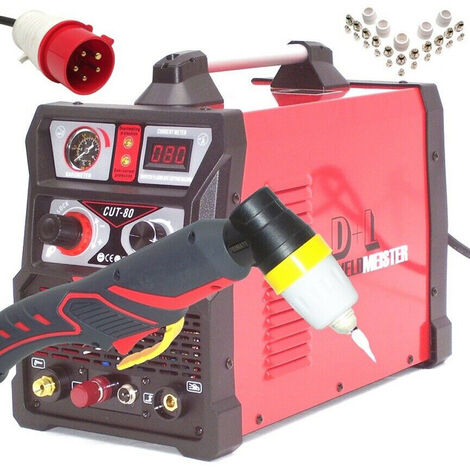 Plasmaschneider CUT 80 HF Pilotzündung 400V bis 25 mm Plasmaschneidegerät 13040