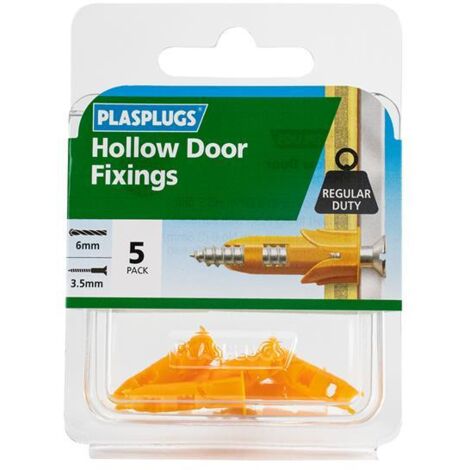 Plasplugs DR106 DR 106 Hollow Door Fixings (5) PLADR106