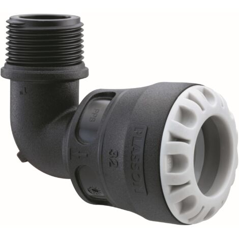 PLASSON ACCESORIOS TUBERIA PRESION codo mixto 90º r/m s1 25x3/4 108500025007 plasson