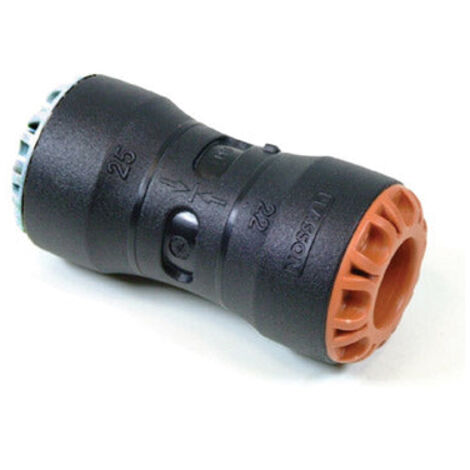 Plasson Pushfit Coupler 32mm x 28mm - PE & Copper Compatible