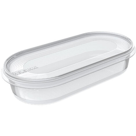 PLAST TEAM 15020101 BAC HELSINKI 0,40 L BOÎTE TRANSPARENT, COUVERCLE TRANSPARENT PLAST TEAM15020102