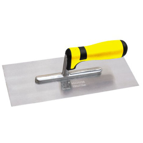 Plaster knife Stainless steel trowel knife Curved corner trowel 280x115mm
