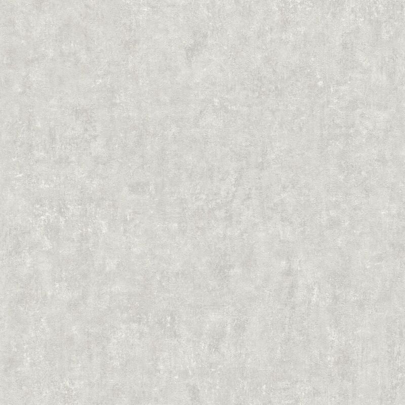 Plaster look wallpaper wall Profhome 386932 hot embossed non-woven wallpaper slightly textured with decorative render look matt grey light grey white