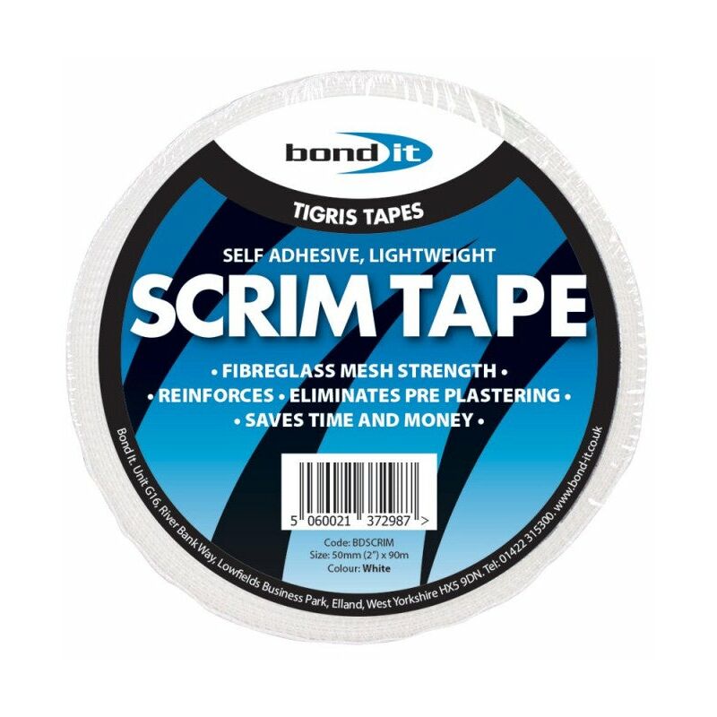 Plasterboard Scrim Tape Self Adhesive 48mm x 90m