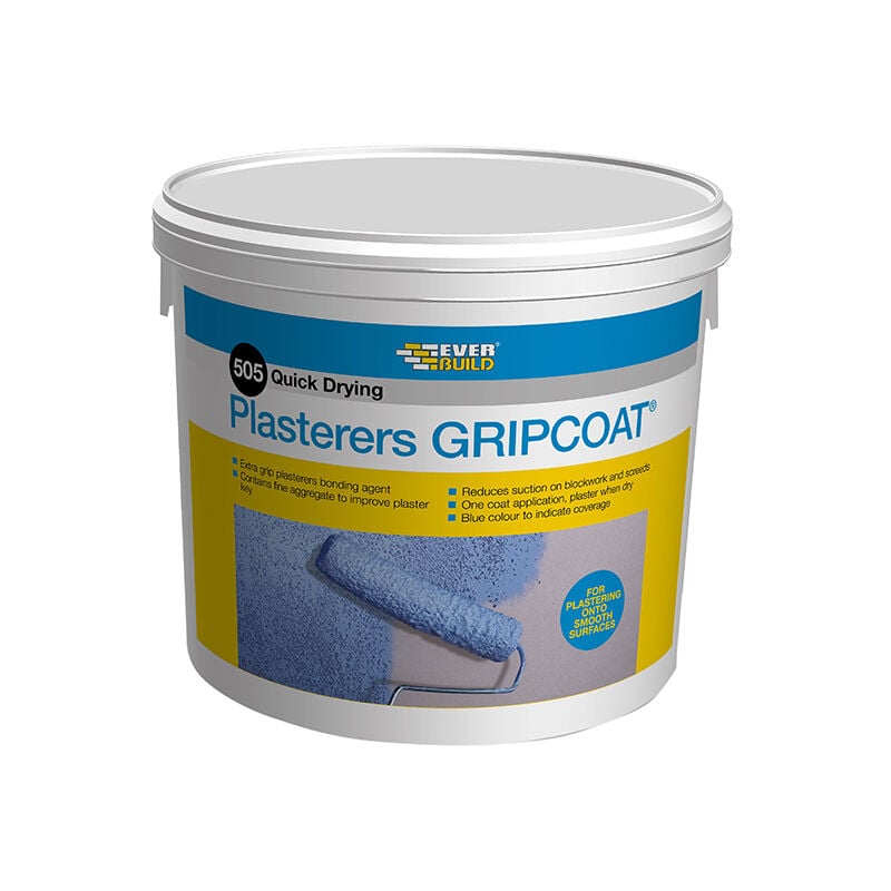 GRIPCT10 505 Plasterer's gripcoat 10 litre EVBGRIPCT10 - Everbuild