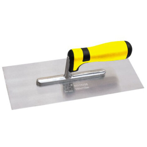 Plastering Knife Stainless Steel Trowel Knife Curved Corner Trowel 280x115mm