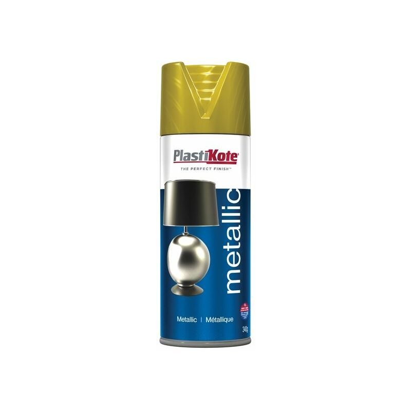 Plastikote - Metallic Spray Brass 400ml PKT454