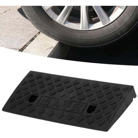 Plastic Access Ramp, Portable Access Ramp, 5cm Thickness, for Loading Ramps (Black)