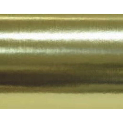 Plastic adhésif dans des rouleaux de 20 mètres. Metallizzata oro