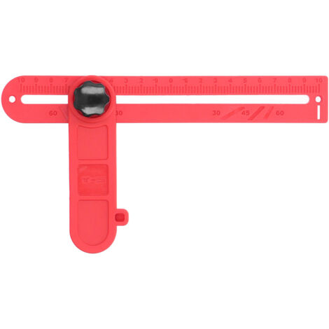 Plastic Angle Measuring Ruler Adjustable DIY Angle Finder Protractor for Woodworking and Home Improvement