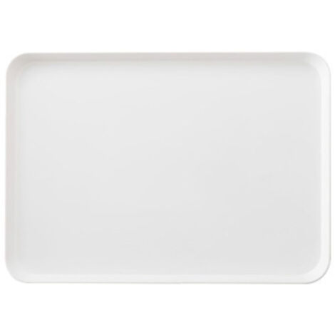 Plastic Breakfast Plate Rectangular Food Serving Tray Fruit Bread Cup Dinner Dish for Home Cafe Hotel