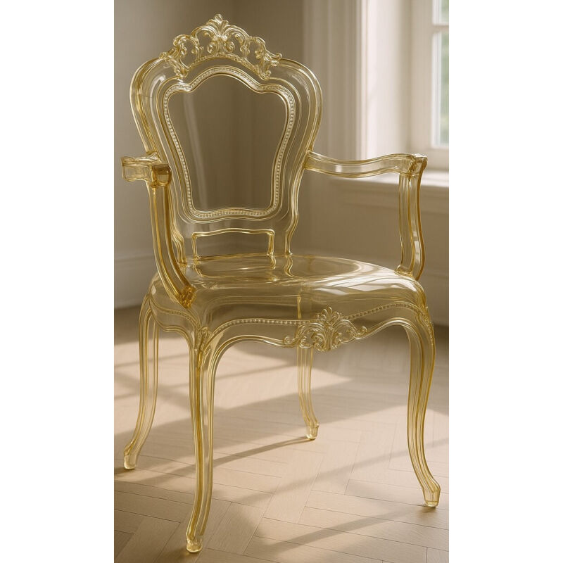 Biscottini Polycarbonate Chairs Plastic Armchairs Kitchen And Living Room Chair Modern Outdoor Armchair Dining Room And Bedroom Armchairs