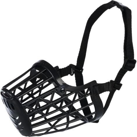 Plastic Dog Muzzle, Dog Muzzle, Pet Bite Protection, Anti Bark Pet Muzzle (Size: 20cm)