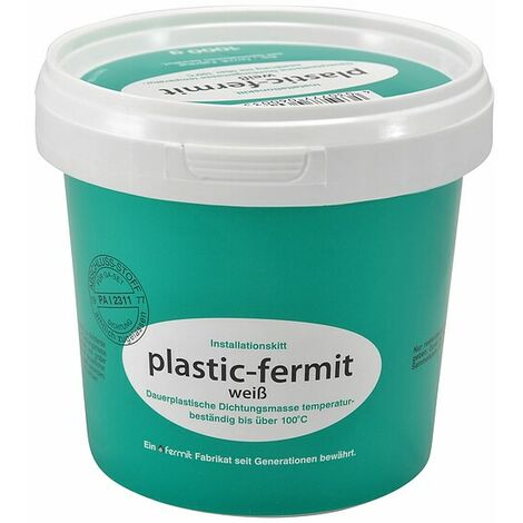 PLASTIC-FERMIT weiß - Dichtungsmasse - dauerplastisch und geschmeidig - 1000 g Dose 1kg/5,39 EUR