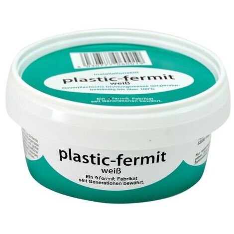 PLASTIC-FERMIT weiß - Dichtungsmasse - dauerplastisch und geschmeidig - 250 g Dose