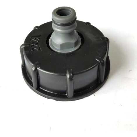 Plastic IBC Tank Adapter S60X6 Coarse Thread Plug to 1/2 Inch IBC Tank Valve Faucet Adapter