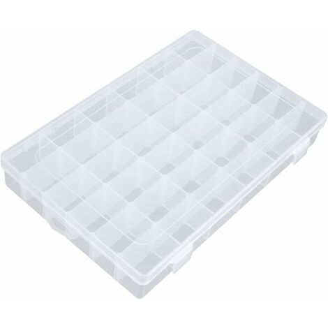 30 Pcs Transparent Mini Storage Box, Plastic Storage Containers