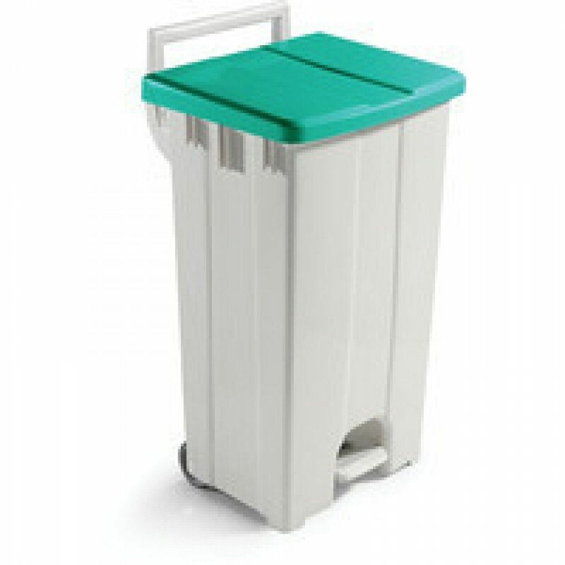 Image of 90L Mob Pedal Bin Lid Green 357005 - SBY16302
