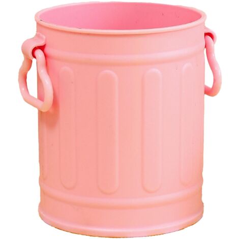 Plastic Pen Holder Cute Large Capacity Convenient Storage Pencil Container for Home School Office Pink