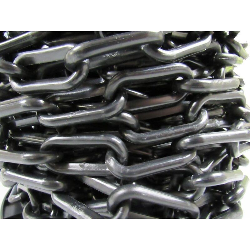 Securefix Direct - Plastic Safety Barrier Chain Fence 25M 10MM Black (Decorative Garden Drive )