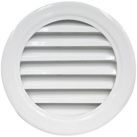 Plastic ventilation grille - Insect protection, white