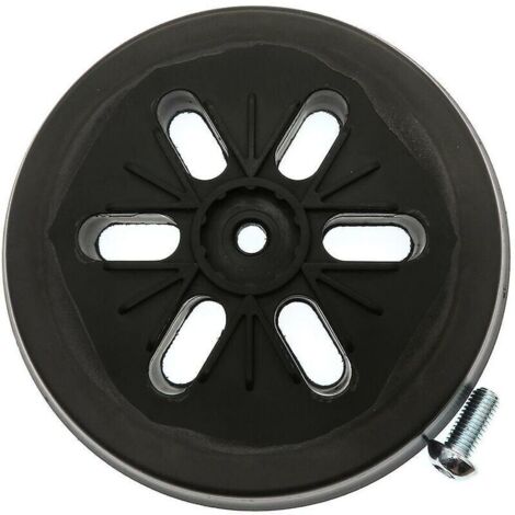 DEBUNS Plastica abrasiva da 150 mm - Per Bosch Gex 150 Ac, Pex 15 Ae, Gex Levigatrice rotoorbitale Turbo 150 - 150 mm con viti Poweka