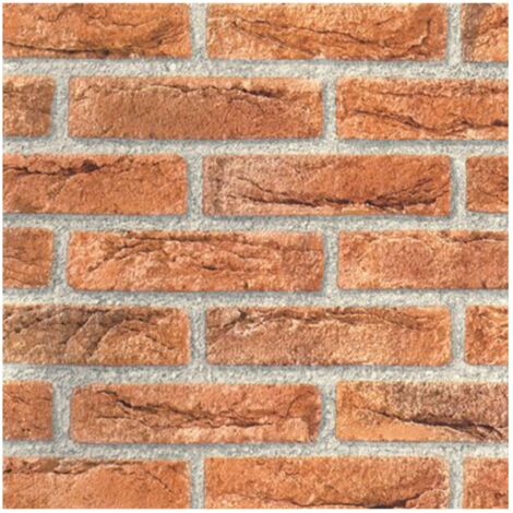 PLASTICA ADESIVA 2158 HOME DECO - MATTONE ROSSO H.CM 45 L.MT 15 - 1 pezzo