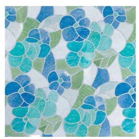 PLASTICA ADESIVA LISBONA 2665 HOME DECO - TRASPARENTE BLU H.CM 45 L.MT 15 - 1 pezzo