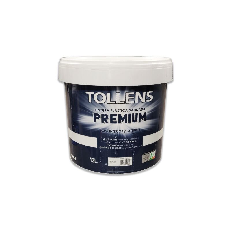 

Tollens - PLASTICA PREMIUM SATINADO BLANCO 12 LT