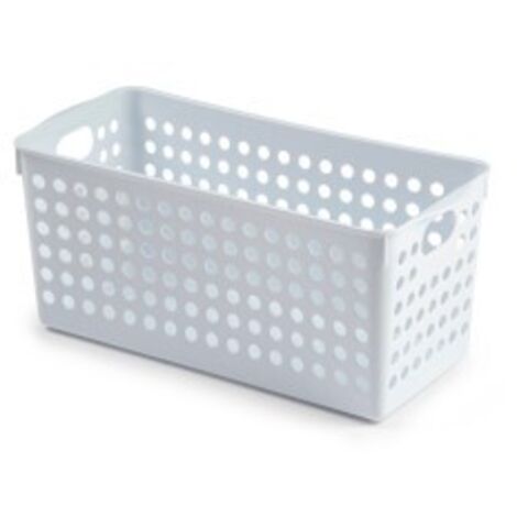 PLASTICFORTE cesta atlas n1 13x29 cm blanca , Cesta atlas N1 13 x 29 cm surtidaColores surtidas, se envía según disponibilidadFabricada en plástico de alta calidadIdeal