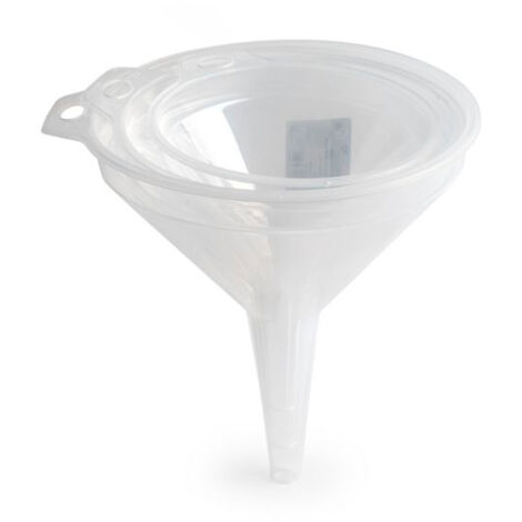 PLASTICFORTE embudos transparentes 12&4314&4316 cm lote 3 , Lote 3 embudos transparentes 12&4314&4316 cm plásticoFabricado en plástico de alta calidadApto para lavavajillasFáci