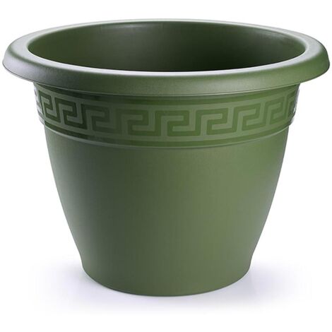 PLASTICFORTE maceta redonda 74x74x51,5 cm verde 1198649 , MACETA REDONDA 74x74x51,5 CM 1198649-MACETA REDONDA 70 CM VERDE- COLOR VERDE
