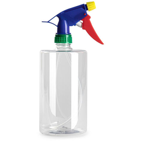 PLASTICFORTE pulverizador pet 750 ml , Botella PET 1 litro pistolaFabricada en plástico de alta calidadPlástico apto para uso alimenticioMedidas: 10 x 10 x 25 cm.