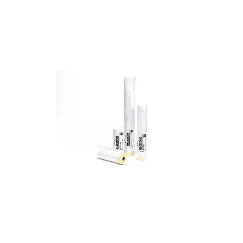 

Plastico Protector Con Cinta Krepp 1,80Mtx22,5 Mt Macrepair