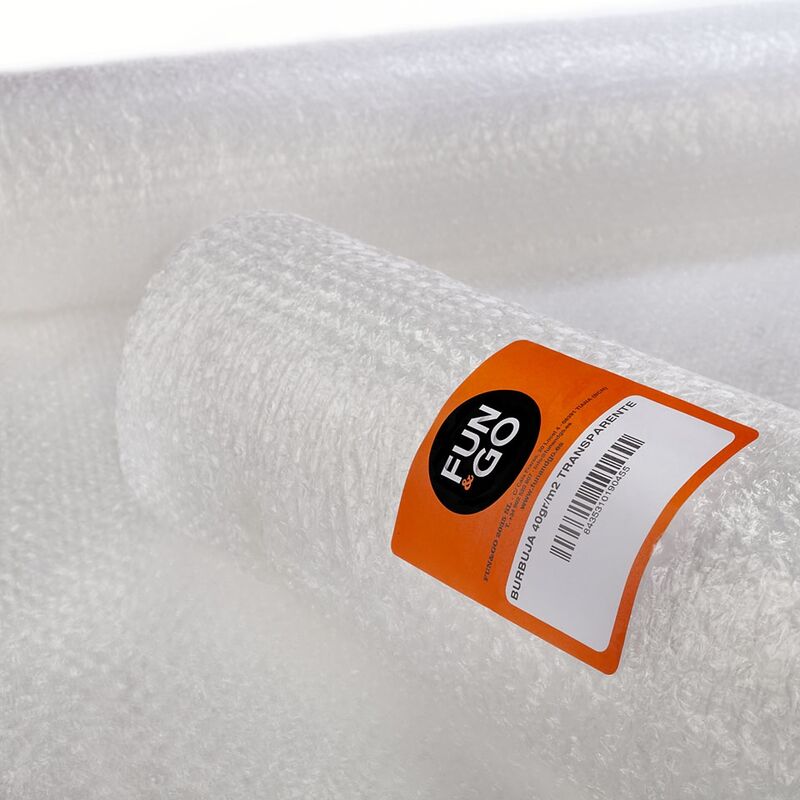

Rollo de plástico de burbujas Fun&Go 40g/m2 1.60x10m